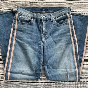 7 For All Mankind Striped Jeans